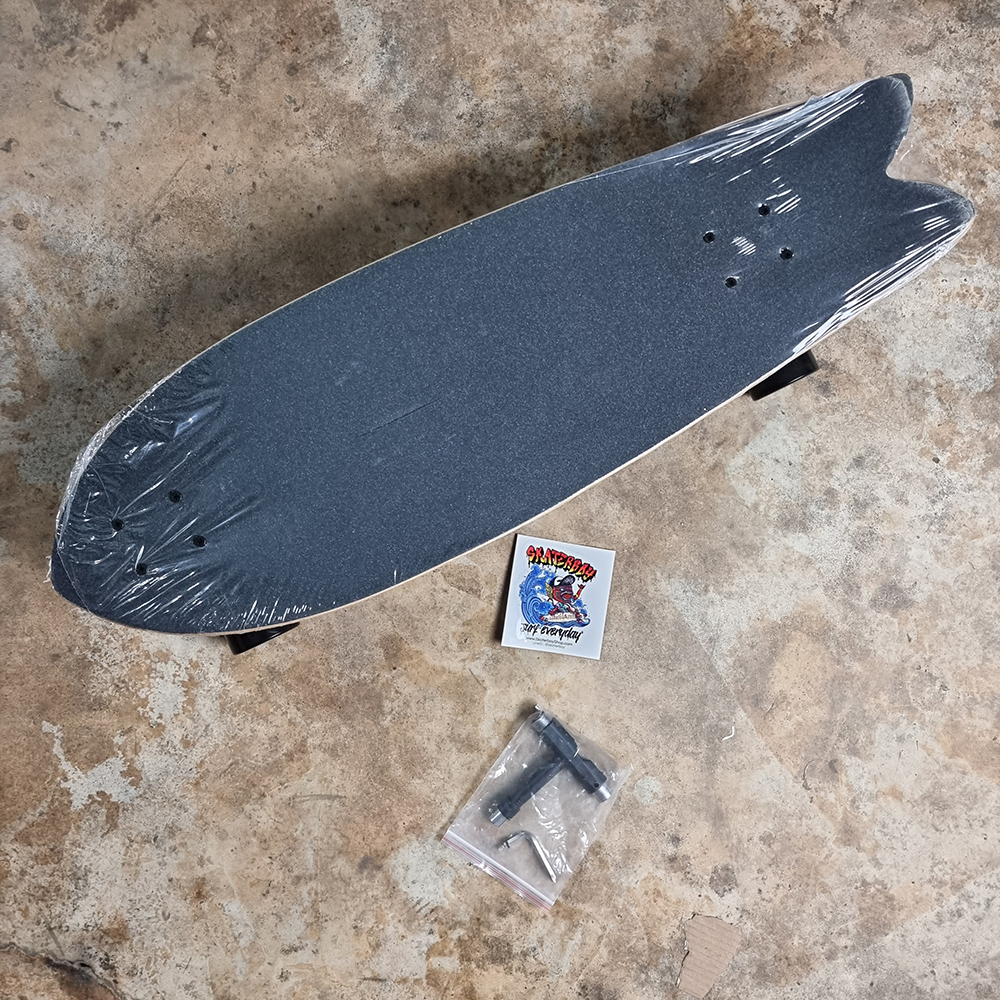 0201 Surf skate บอร์ด32นิ้ว แนะนำสูงไม่เกิน150cm เลี้ยว40,50องศา พร้อมเล่น