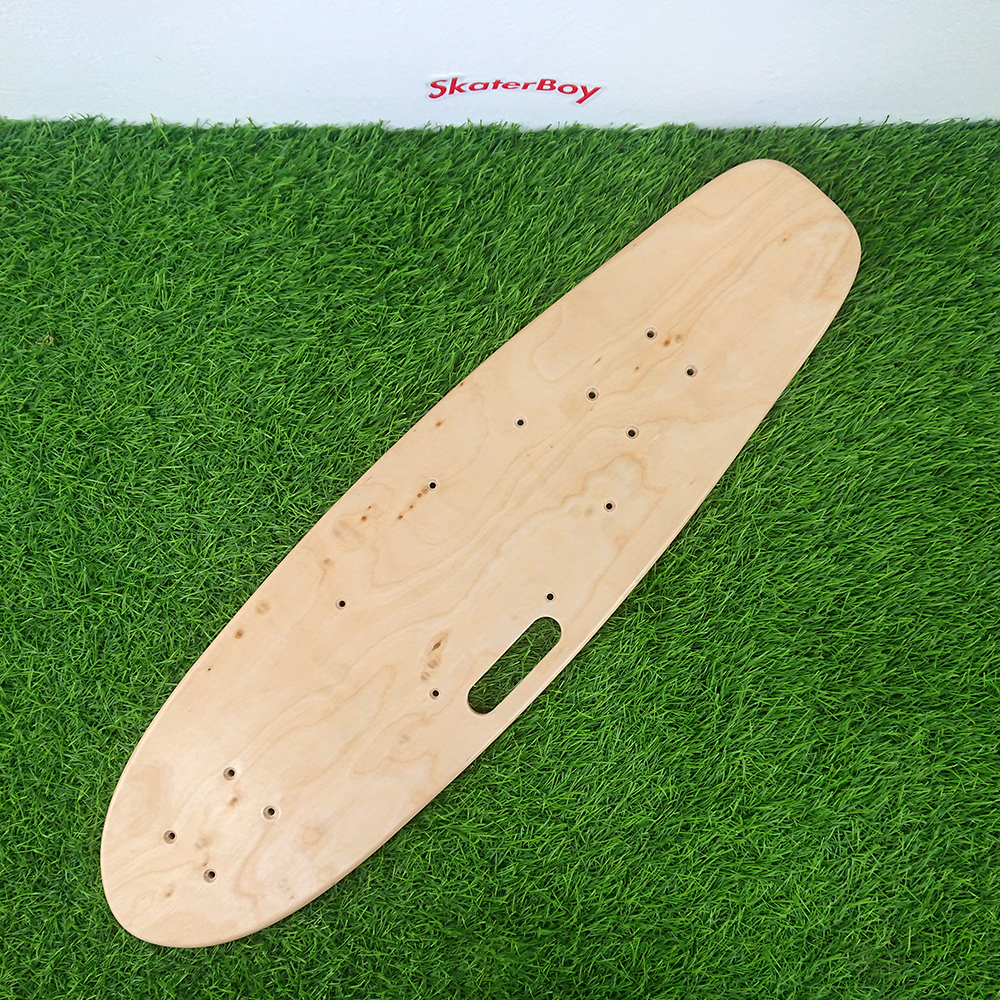 [0501] แผ่นไม้ Maple สเก็ตบอร์ดไฟฟ้า รุ่น mini oldschool surf longboard