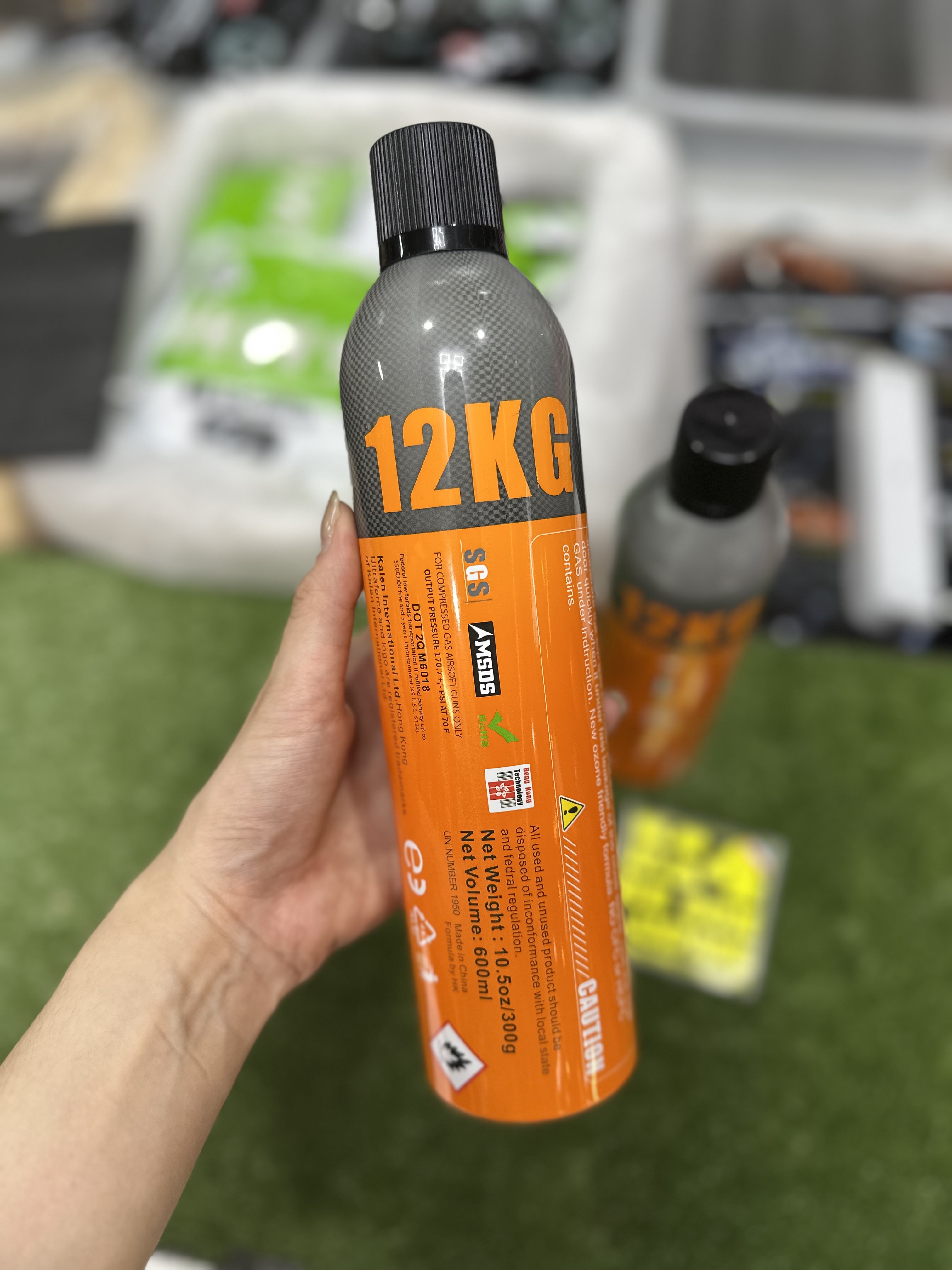 Ultraforce Top Gas 12kg 600ml.