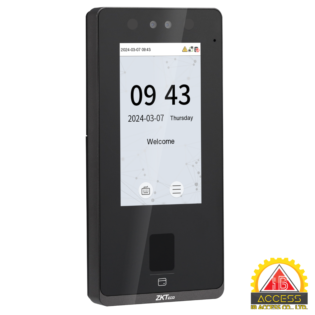 เครื่องสแกนใบหน้า ยี่ห้อ ZKTeco รุ่น SenseFace 4A รองรับระบบ Access Control