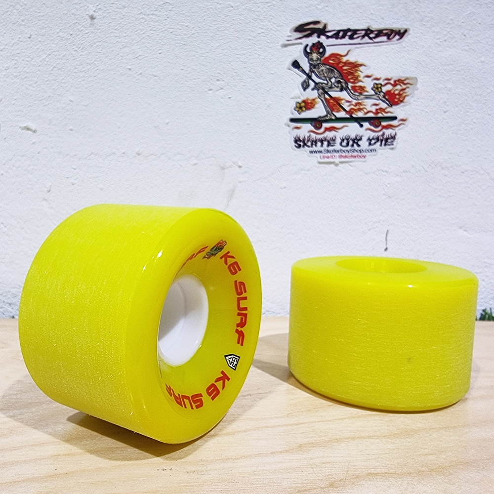 [0316] ล้อสเก็ตบอร์ด street surf 63mm90A 65mm98A ล้อแข็ง snap ดี เล่นท่าง่าย