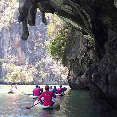 ทัวร์อ่าวพังงา เขาตะปู เกาะเจมส์บอนด์ เกาะห้อง เกาะพนัก เกาะนาแก โดยเรือใหญ่ James Bond Island by Big Boat Hong Island Panak Island Nakae Island