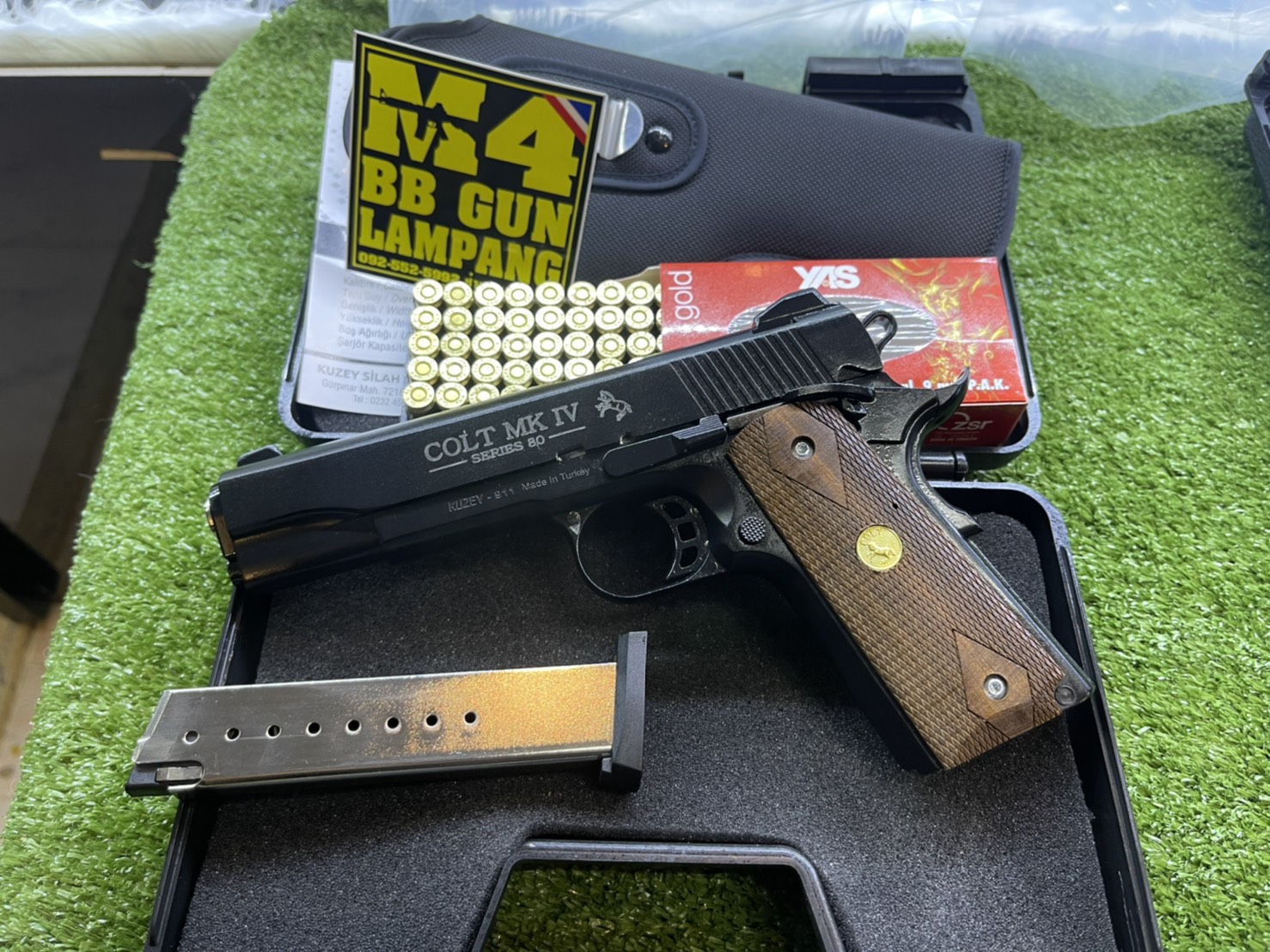 KUZEY M1911 ลาย Series 80 ลำกล้อง 5" ดำ