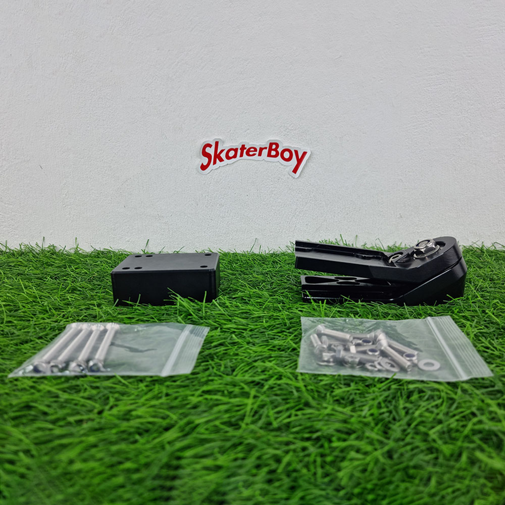 [0307] Adapter Surf skateboard ระบบบูชชิ่งสี่เหลี่ยมWTB ปลดล็อค Limit ได้ งานCNC พร้อมชุดติดตั้ง [งานไทย]