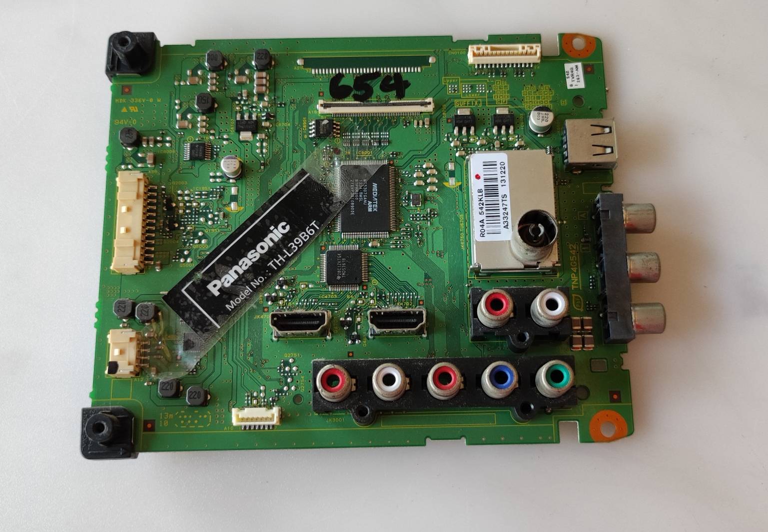 อันที่ 654 Panasonic TH-L39B6T ซีสเตร็ม TNP4G542 51PIN ดีเทสแล้ว