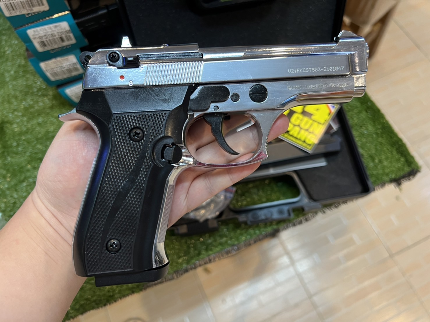 EKOL Jackal Dual Compact เงินเงา