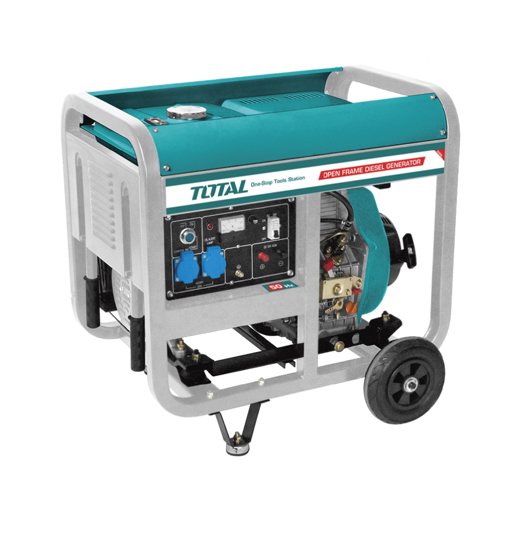 เครื่องปั่นไฟ (ดีเซล) 9.0 Hp 5000 วัตต์ TOTAL รุ่น TP450001
