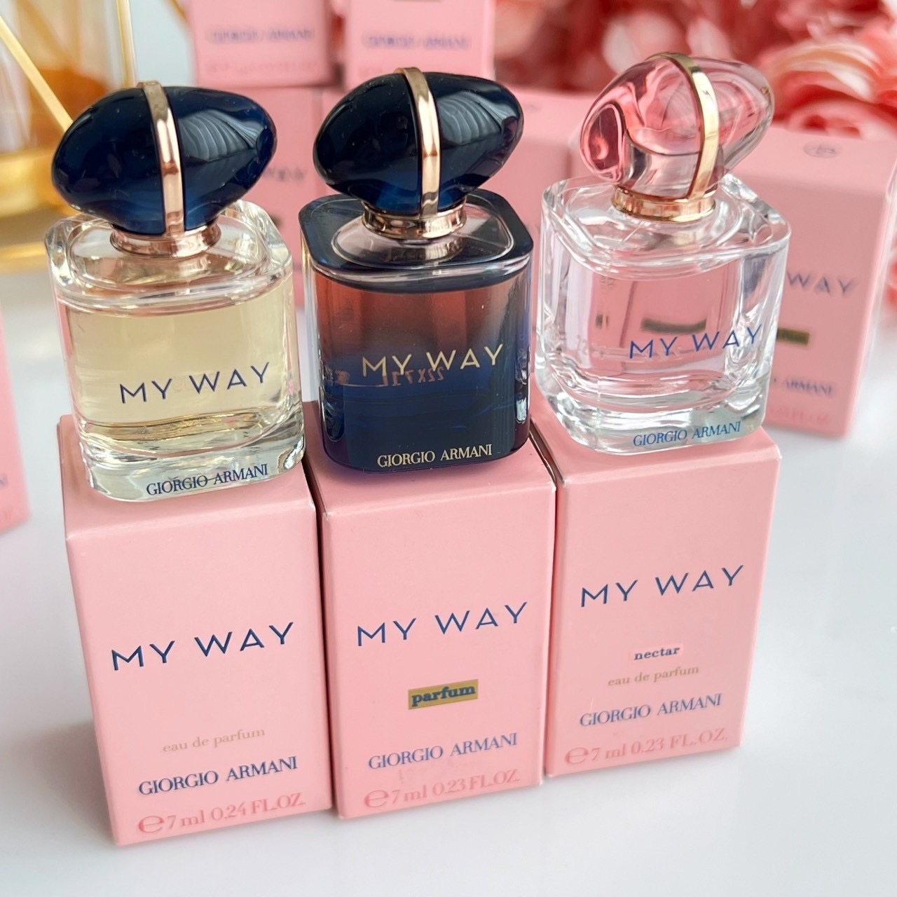 Giorgio Armani My Way Miniature Set ขนาดทดลอง หัวแต้ม (7 ml x 3 Pcs.)