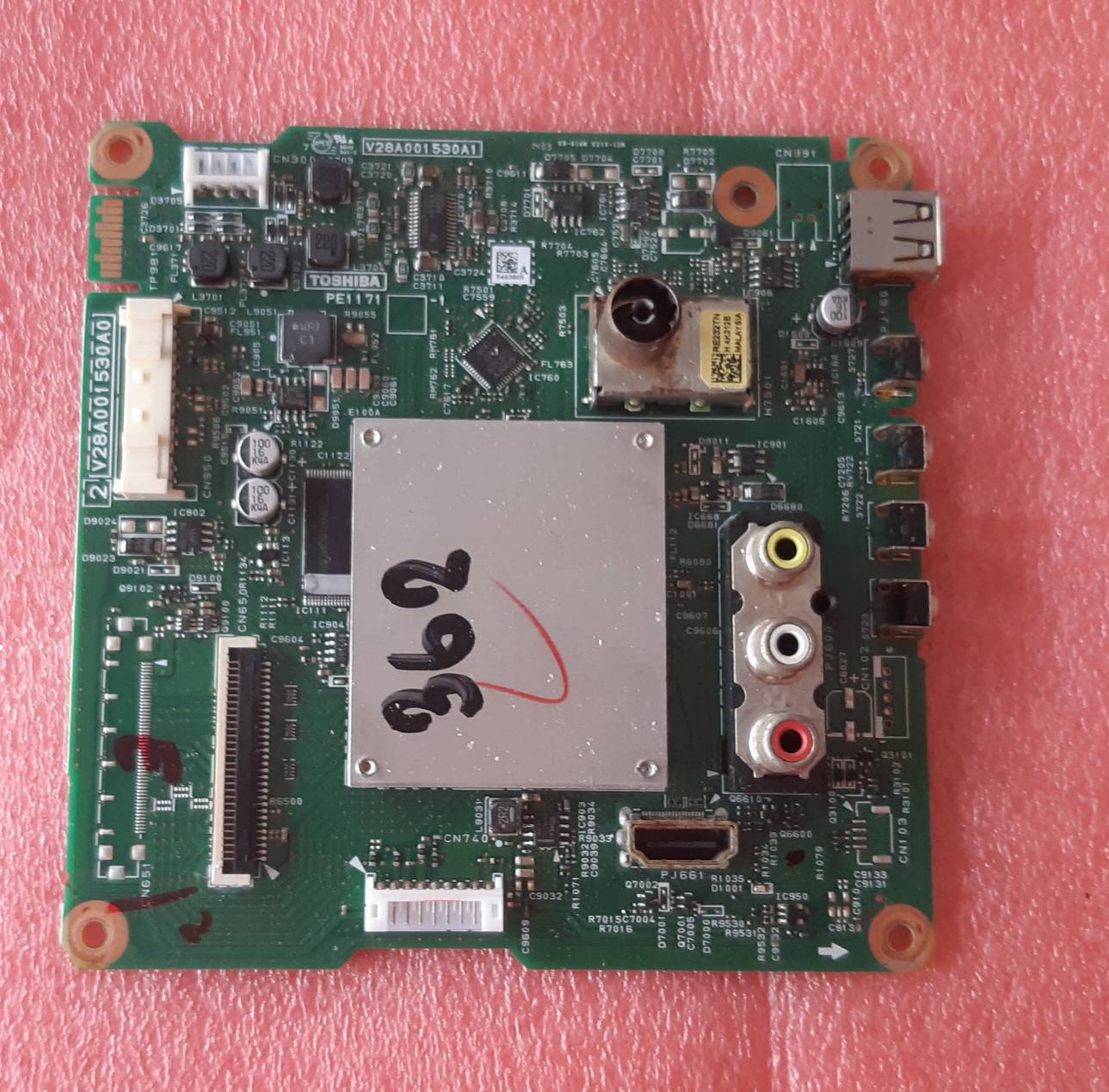 อันที่ 362 TOSHIBA 32L2450VT ซีสเตร็ม V28A001530A0 30PIN ดีเปิดติด