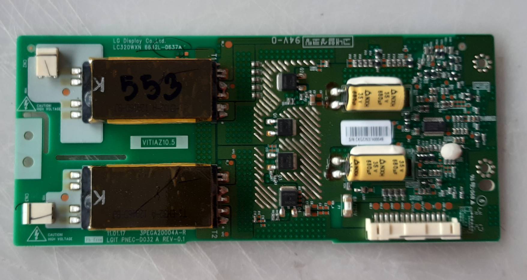 อันที่ 553 LG 32CS460 อินเวอร์เตอร์ 6632L-0637A ดีเทสแล้ว