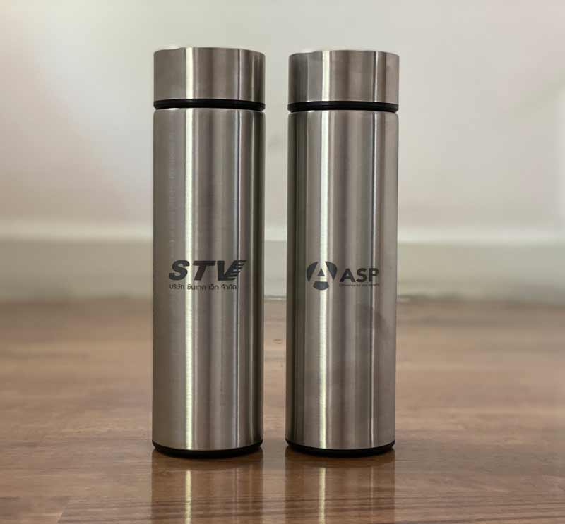 สลักโลโก้บริษัท เลเซอร์โลโก้บริษัท 2 จุด