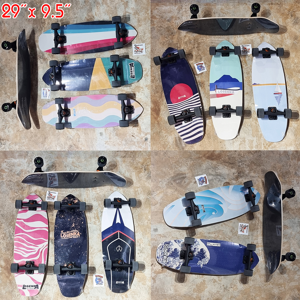 0201 Surf skate custom บอร์ด30นิ้ว แนะนำ สูง150-160cm เซิร์ฟ สเก็ตบอร์ด พร้อมเล่น หลายแบบ