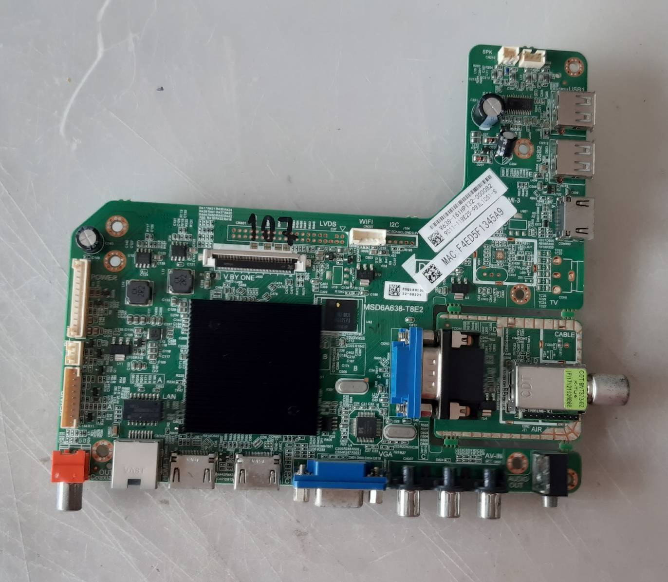 อันที่ 107 PHILPS 43PUT6002S ซีสเตร็ม MSD6A38-T8E2 ดีเทสแล้ว