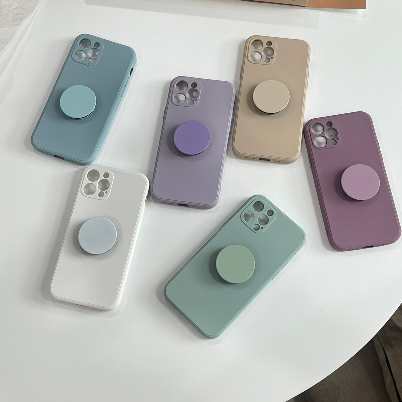 TPU case with camera (เคสทรงเหลี่ยม)