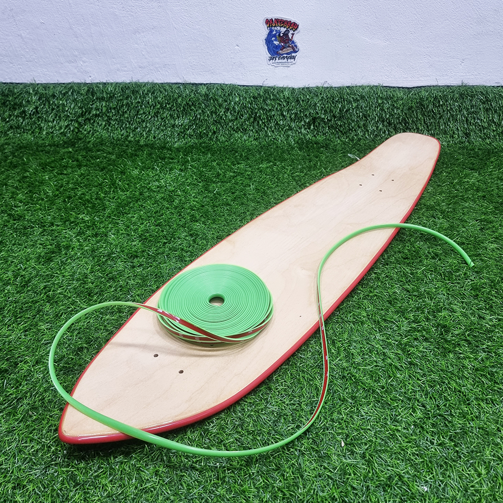 [0302] ขอบยางกันกระแทก สเก็ตบอร์ด ทุก2เมตร Free เทปใสกันน้ำ1ชิ้น Primerทำความสะอาดเพิ่มแรงยึด2ชิ้น