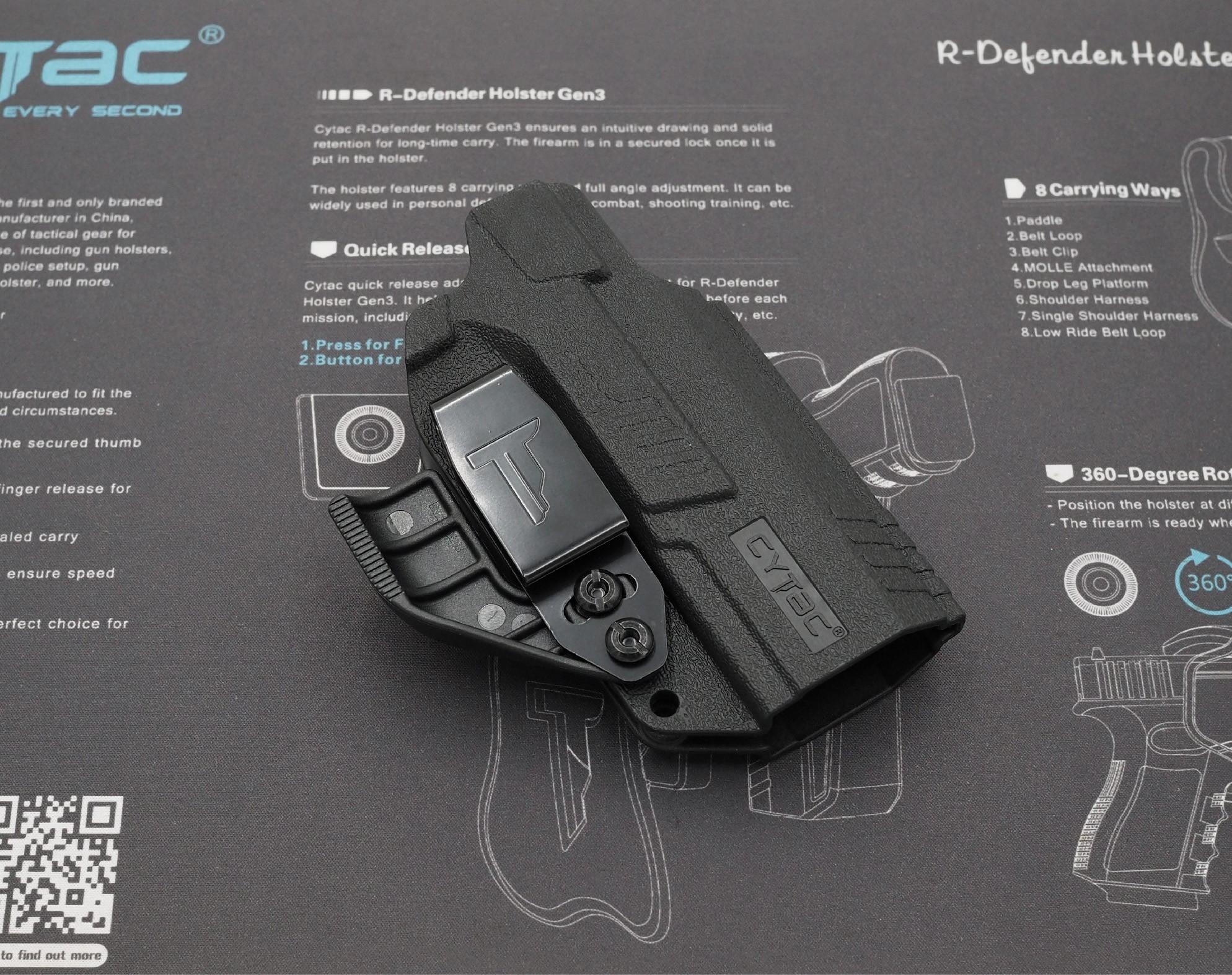 ซองพกใน Polymer รุ่น I-Mini-guard CZ P-10 C (K0420)