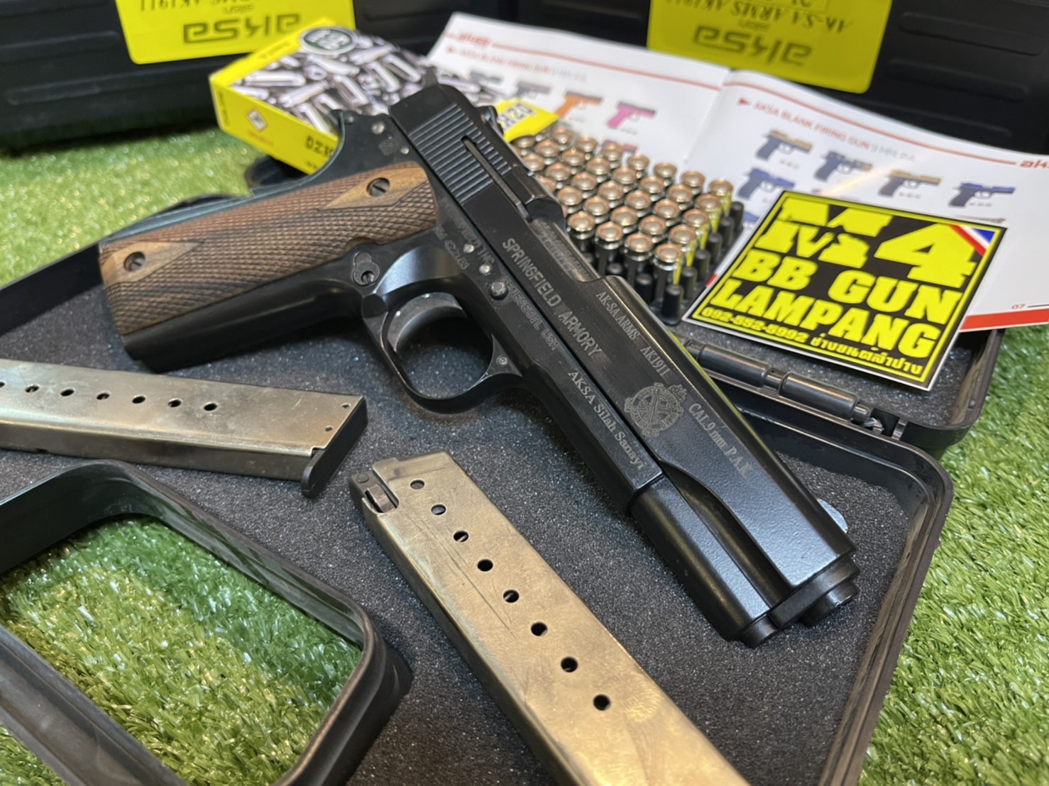 AKSA COLT 1911 ลาย Spring Field สีดำ