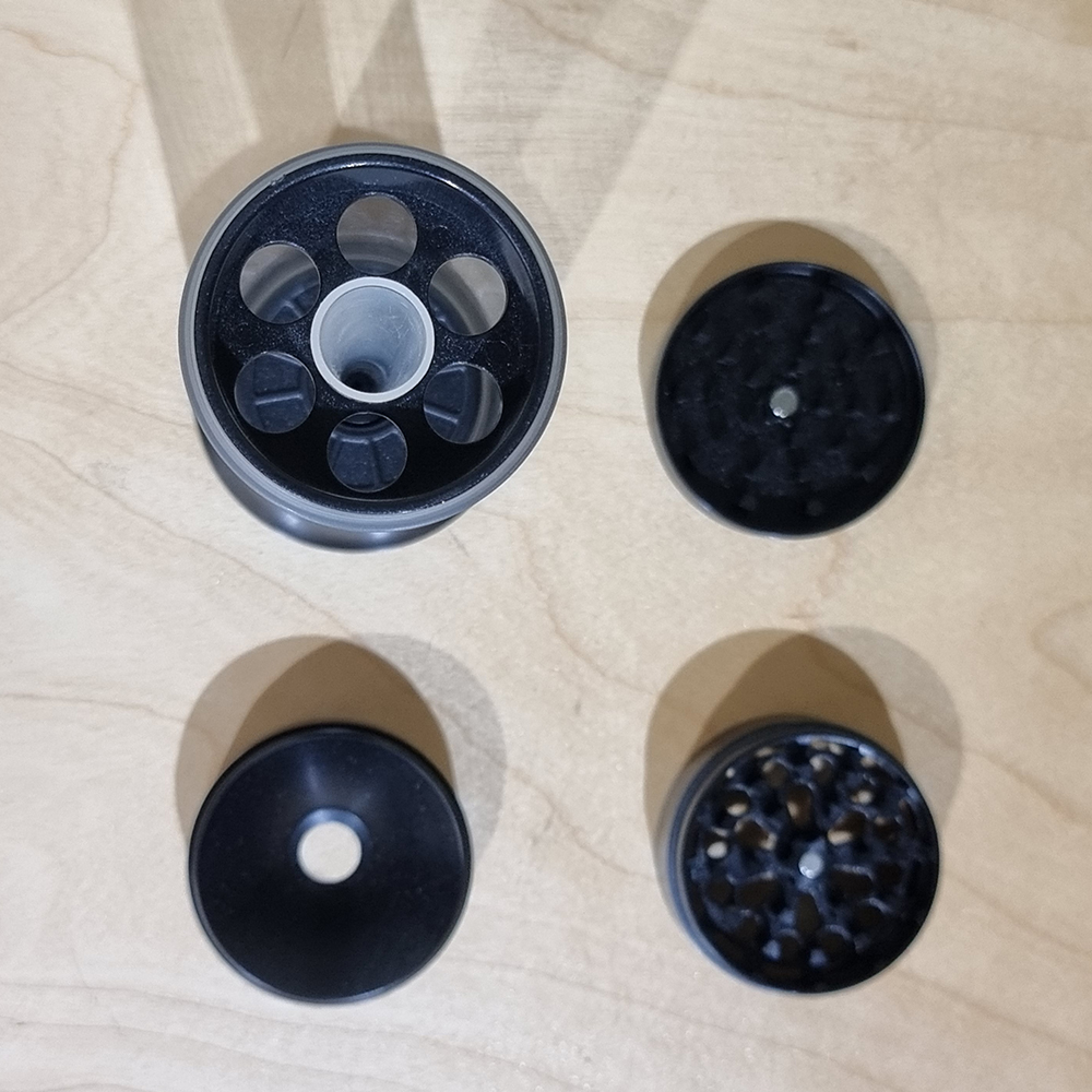 [1002] Grinder ขนาด 52x160mm พร้อมใส่ กระดาษพัน งานCNC ที่บดสมุนไพร เครื่องบดสมุนไพร