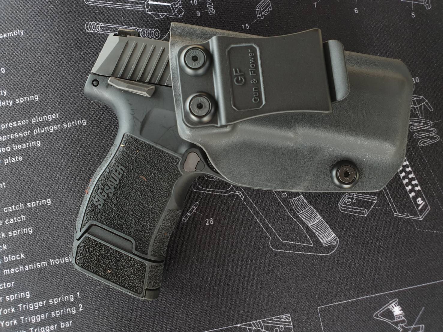 ซองพกใน Kydex SiG Sauer P365 (K0500)