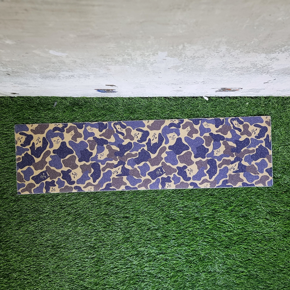 [0304] สติ๊กเกอร์กระดาษทราย 85x23cm ลายทหารแมว camouflage