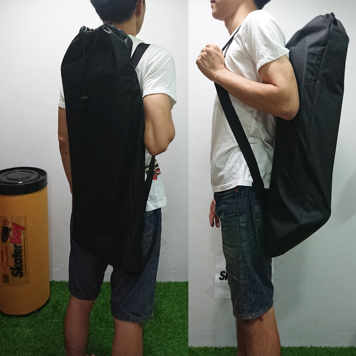 [0319] กระเป๋าผ้า 4ขนาด สำหรับสเก็ตบอร์ด S M L XL skateboard bag