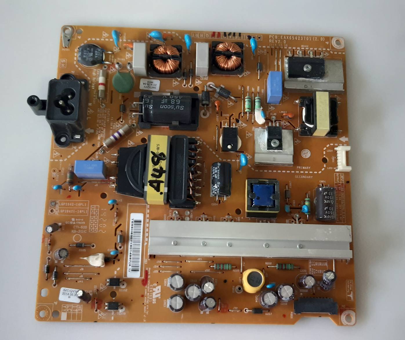 อันที่ 448 LG 42LB620T ซัฟฟลาย EAX65423701 ดีเทสแล้ว