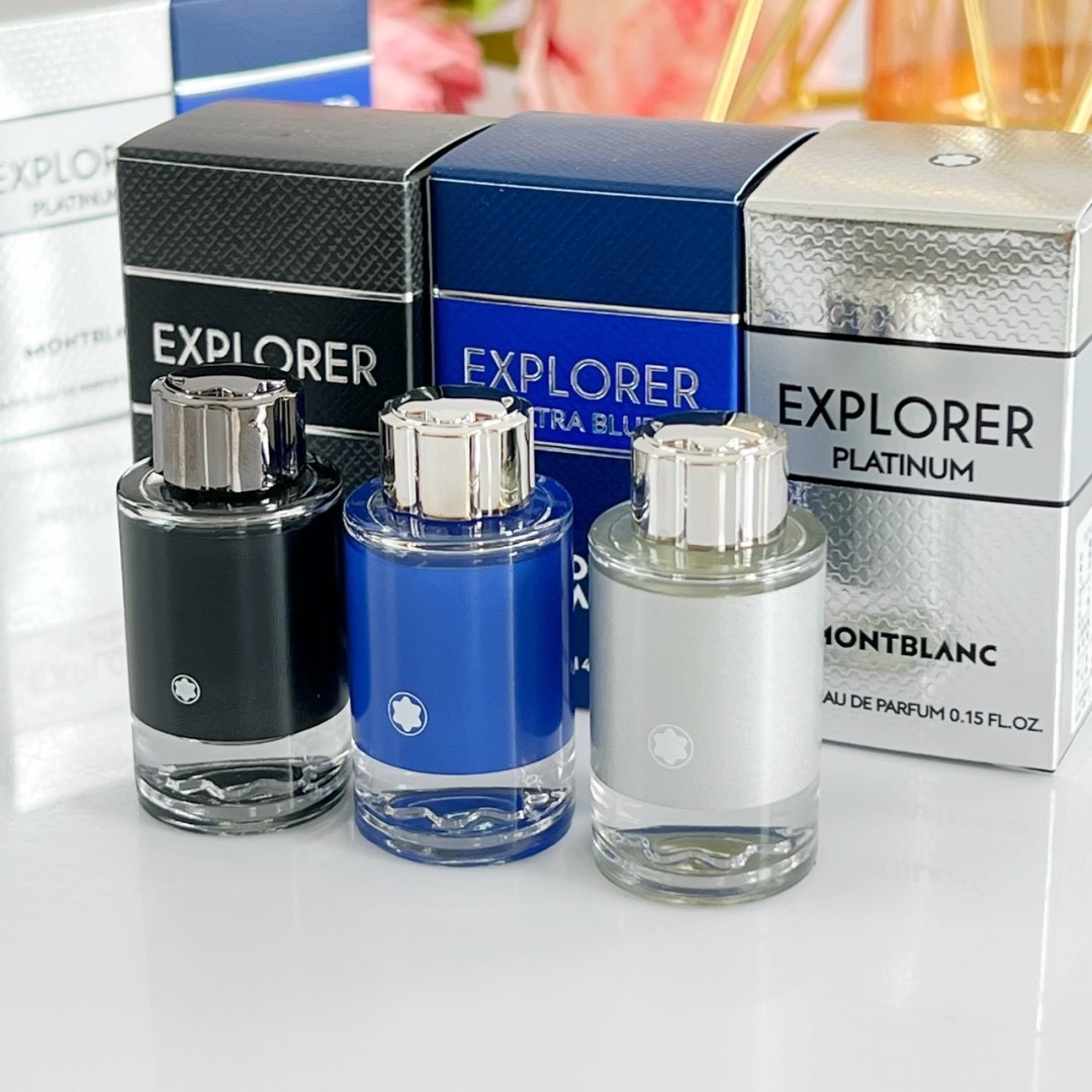 เซ็ทน้ำหอมจิ๋ว Mont Blanc Explorer Miniature 3 Pcs. หัวแต้ม