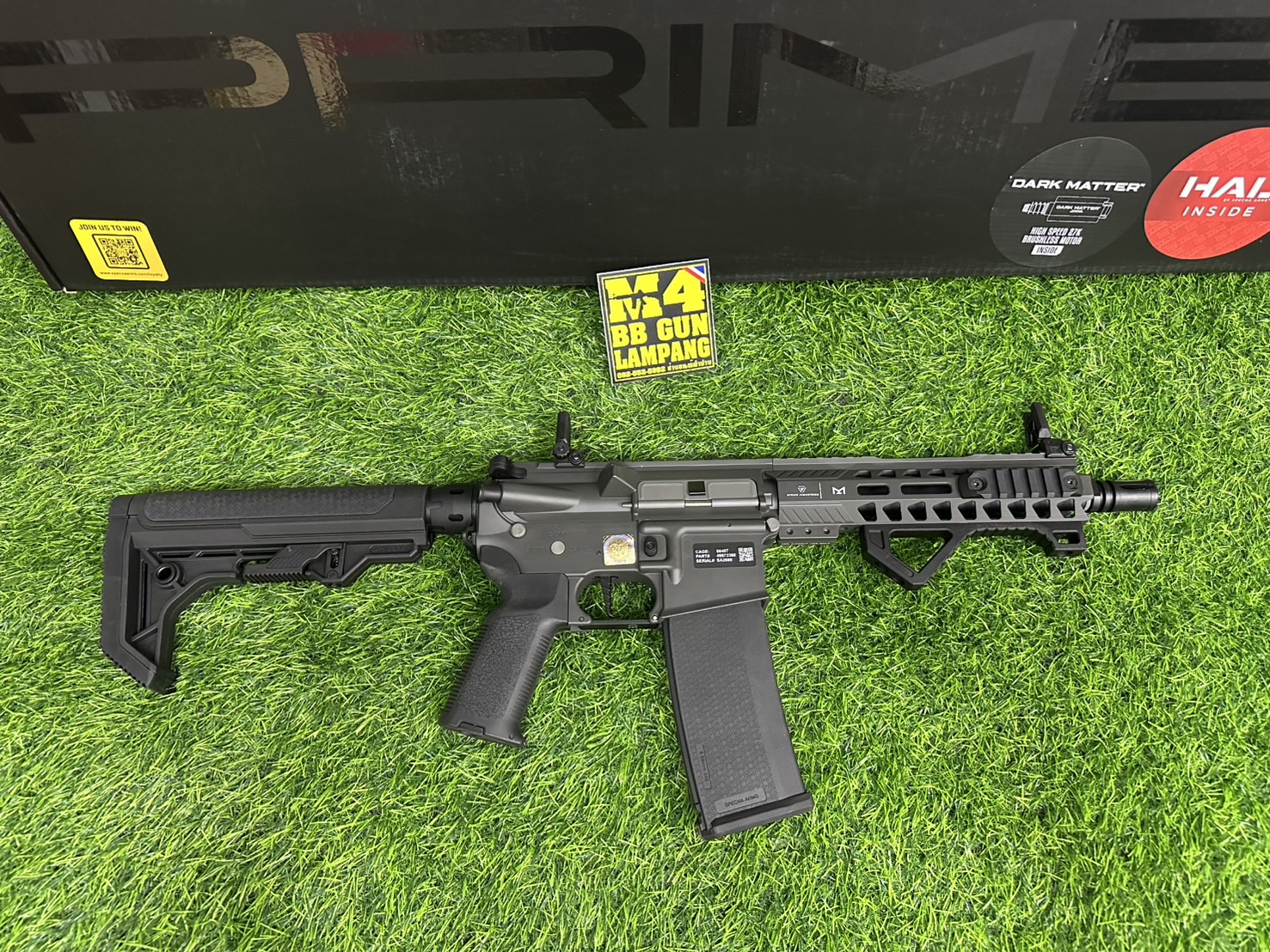Specna Arms SA-P17 PRIME™ BLDC HAL Grey : M4 Custom