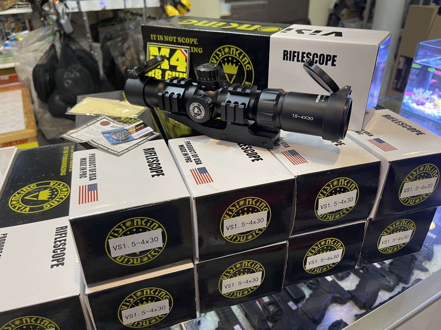 Scope : VisionKing 1.5-4x30 CQB เป้า Mil-Dot