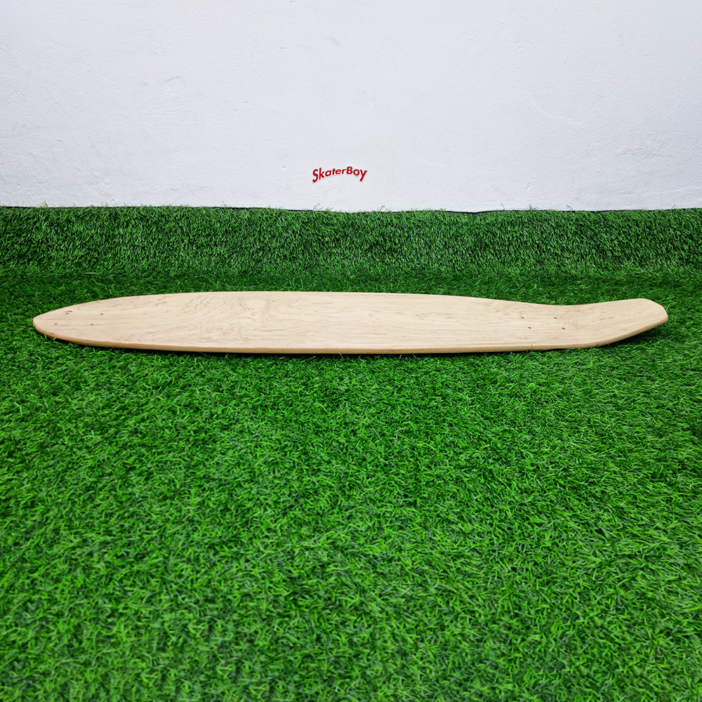 [0301] บอร์ดไม้เซิร์ฟสเก็ต ขนาด 39"x9" WB 26.5" มี Tailหลัง มี Concave หนา 1cm longboard surf skate deck
