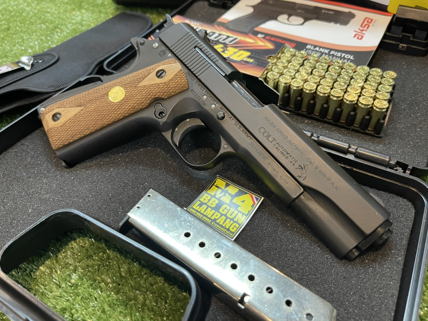 AKSA COLT 1911 ลาย Series 70 สีดำ