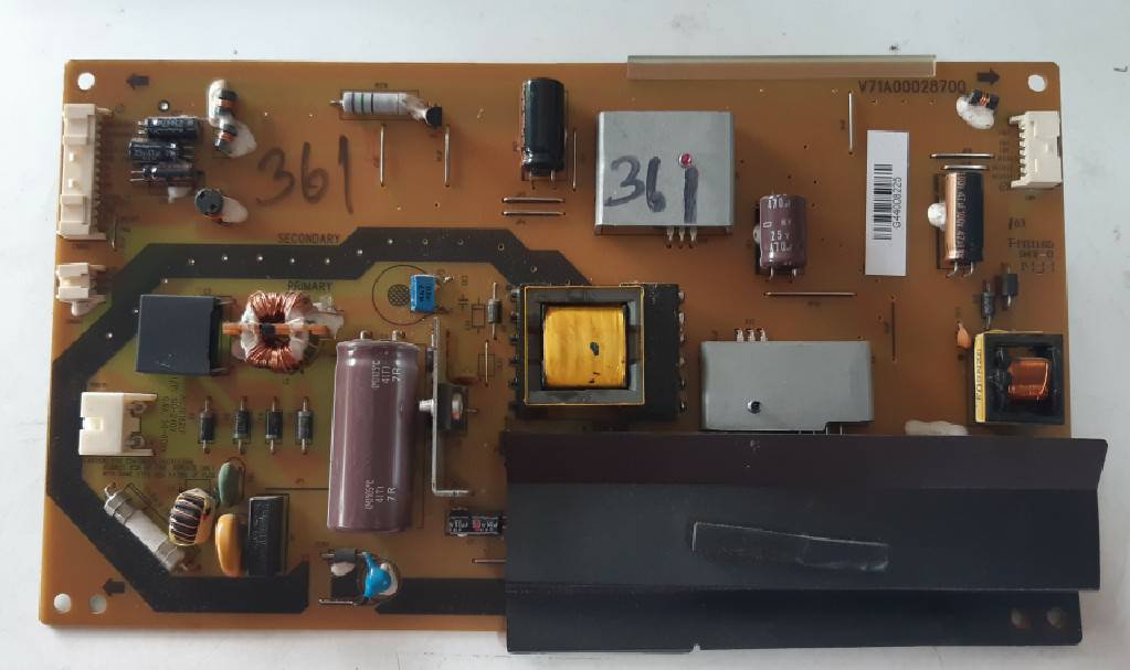 อันที่ 361 TOSHIBA 32P1300VT ซัฟฟลาย V71A00028700 ดีเทสแล้ว