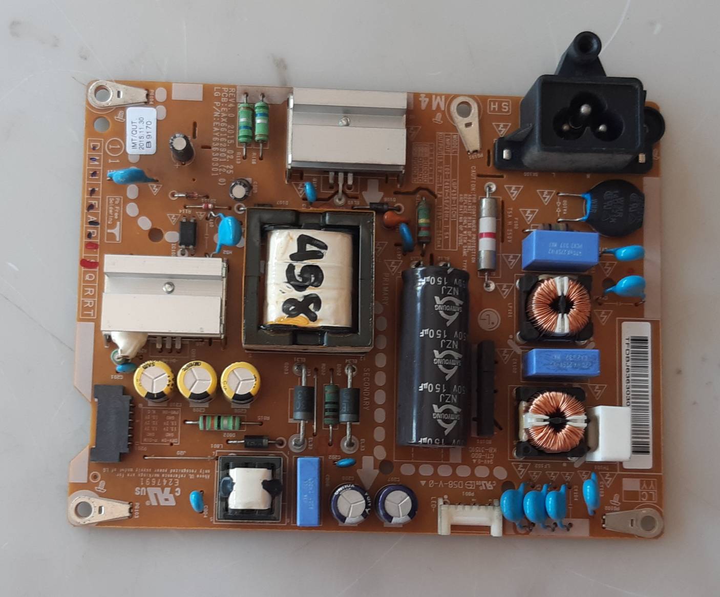 อันที่ 458 LG 43LF540T ซัฟฟลาย EAX66162901 EAY63630301 ดีเทสแล้ว
