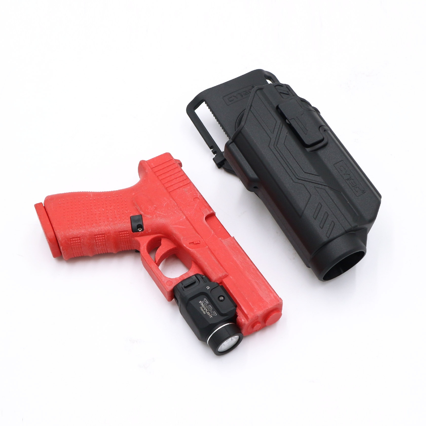 ซองปืน G19 ติดไฟฉาย + เพลทลดต่ำ Cytac (K980)