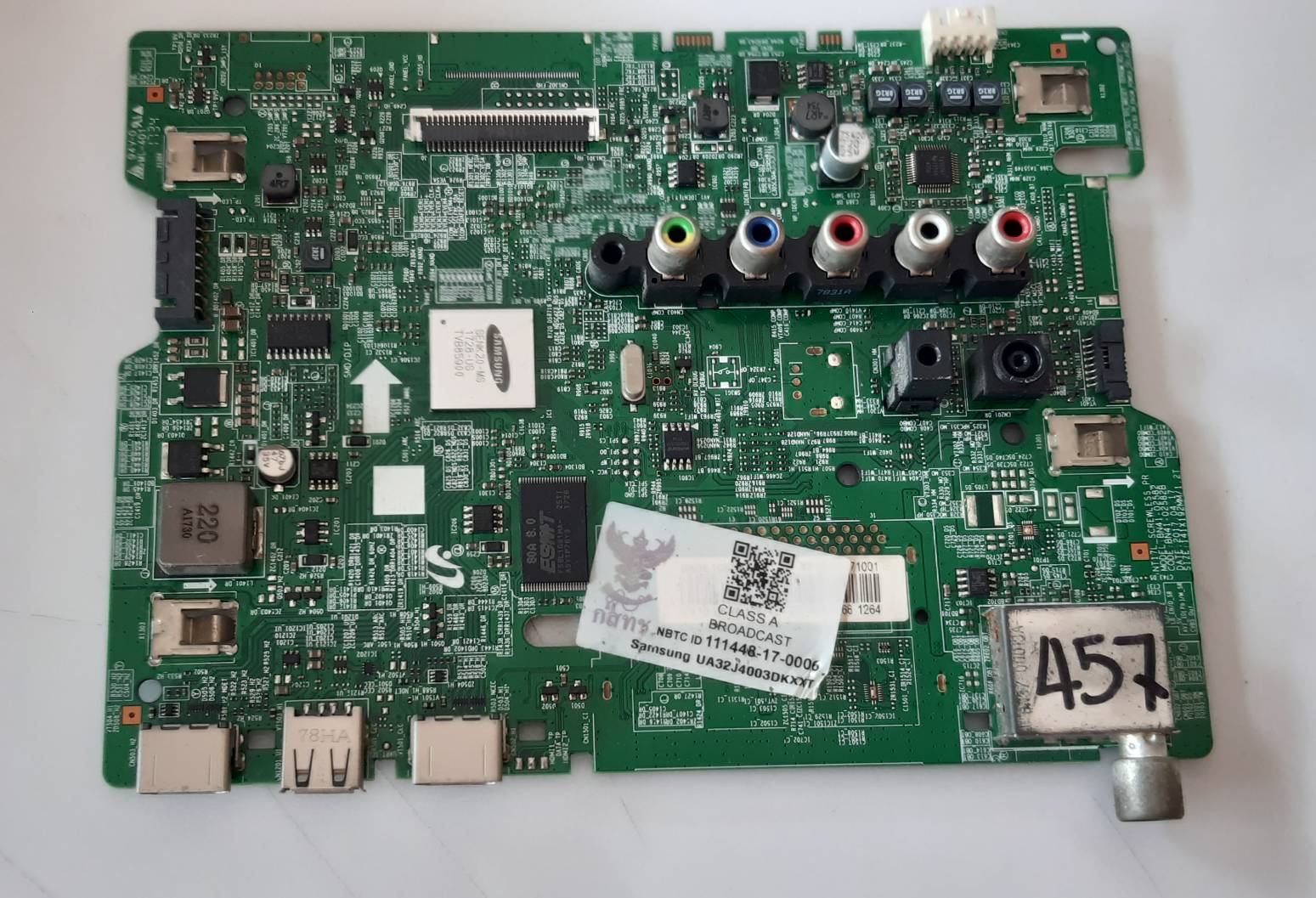 อันที่ 457 Samsung UA32J4003AK ซีสเตร็ม BN41-02582 ดีเทสแล้ว