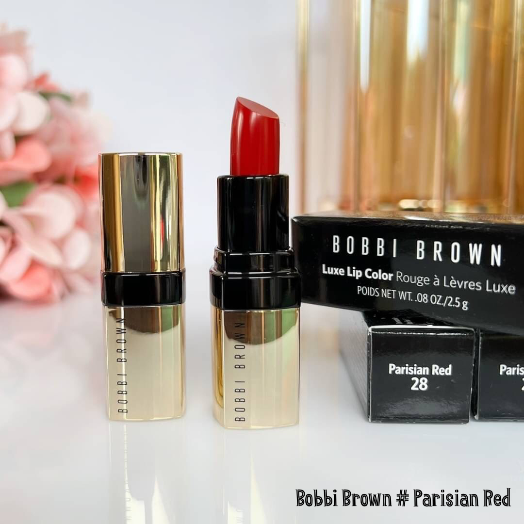 ลิปสติก Bobbi Brown Luxe Lip Color 2.5g # 28 - Parisian Red