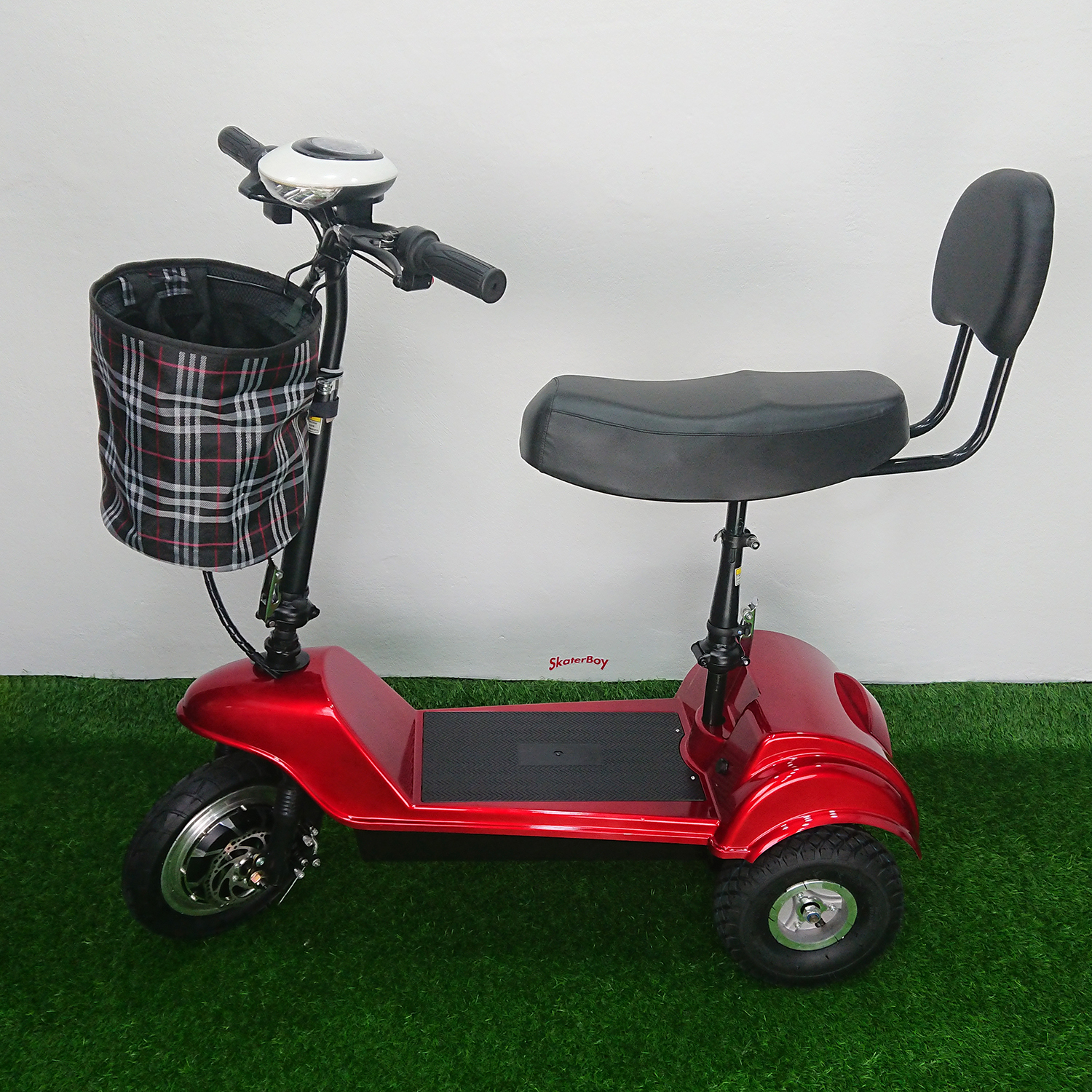 [0601] สกู็ตเตอร์ไฟฟ้า รุ่น Rhino สำหรับผู้สูงอายุ มี3ล้อ ขนาด12นิ้ว รับประกัน6เดือน มีอะไหล่เปลี่ยน Electric scooter