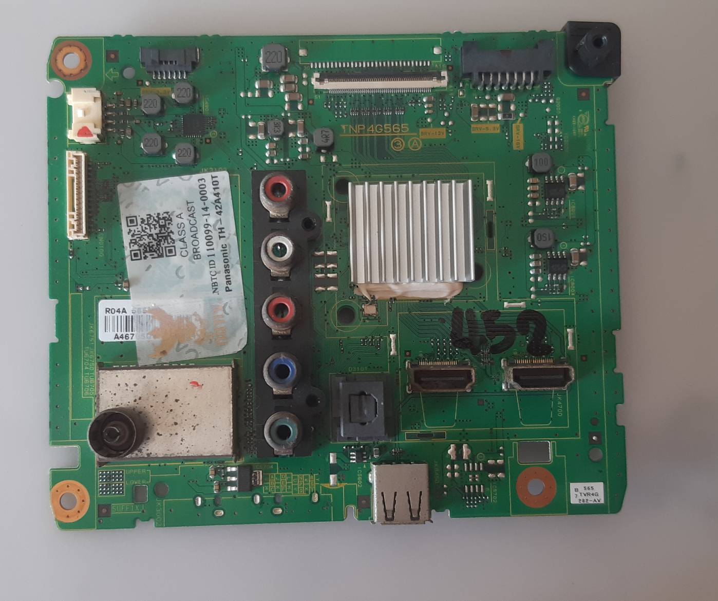 อันที่ 452 Panasonic TH-42A410T ซีสเตร็ม TNP4G565 51PIN ดีเทสแล้ว