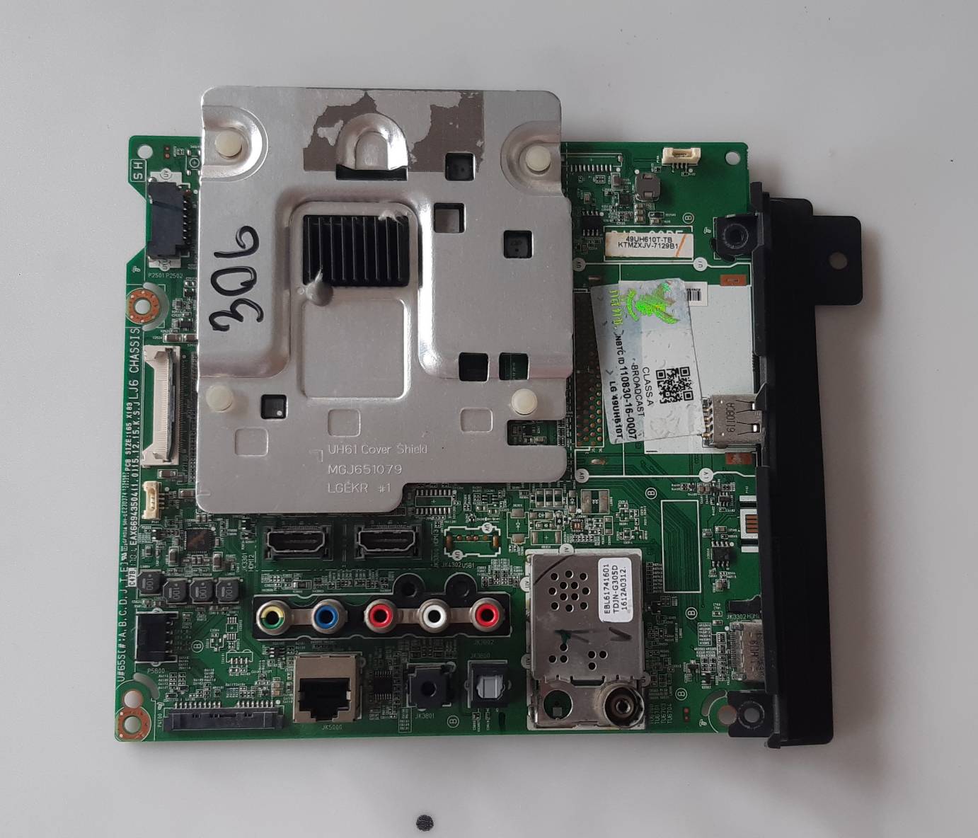 อันที่ 306 LG 49UH610T ซีสเตร็ม EAX66943504 ดีเทสแล้ว