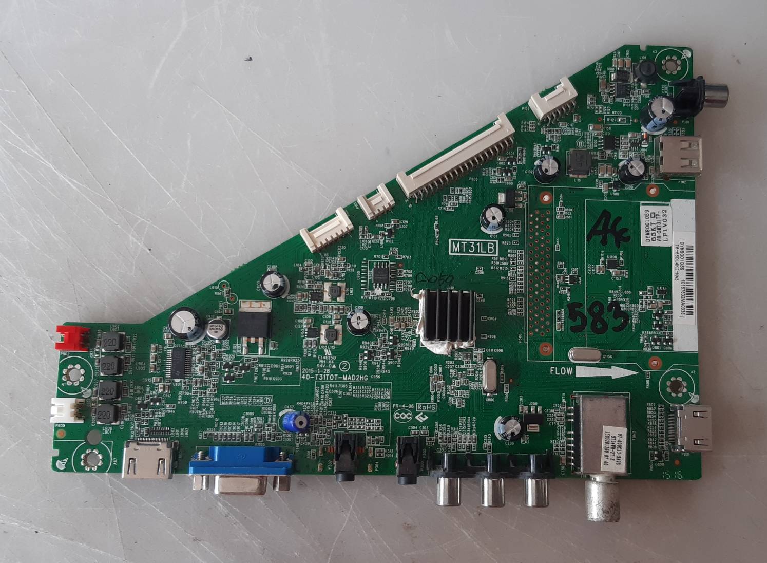 อันที่ 583 Panasonic TH-65C300T ซีสเตร็ม 40-T31TOT-MAD2HG ดีเทสแล้ว