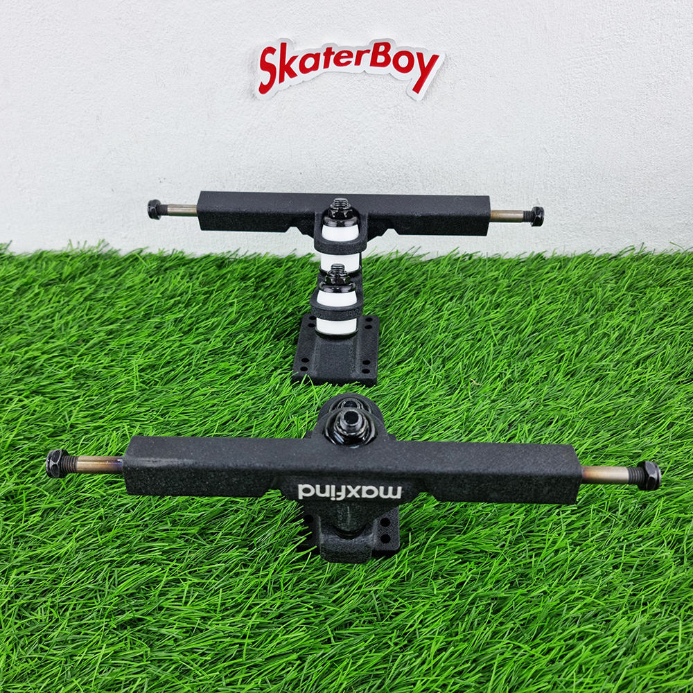 [0308] ชุดทรัค longboard double kingpin กว้าง 7.5นิ้ว สเก็ตบอร์ดไฟฟ้า MAXFIND ล้อ90mm