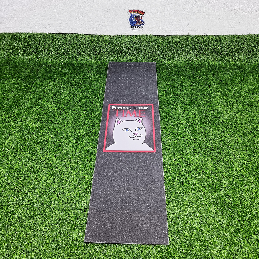 [0304] สติ๊กเกอร์กระดาษทราย ลายแมวในท่าต่างๆ ขนาด 83x24cm street skateboard Grip tape