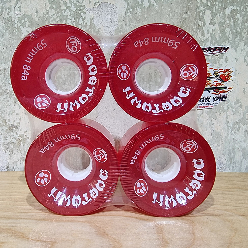 [0316][US] ล้อสเก็ตบอร์ด Dogtown 59 63mm 84A ฟรีลูกปืนล้อสเก็ตบอร์ด Abec7