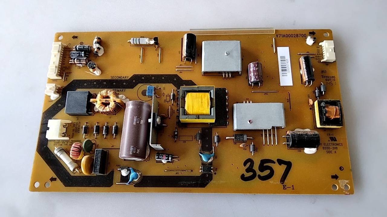 อันที่ 357 TOSHIBA 32P1400VT ซัฟฟลาย V71A00028700 ดีเทสแล้ว