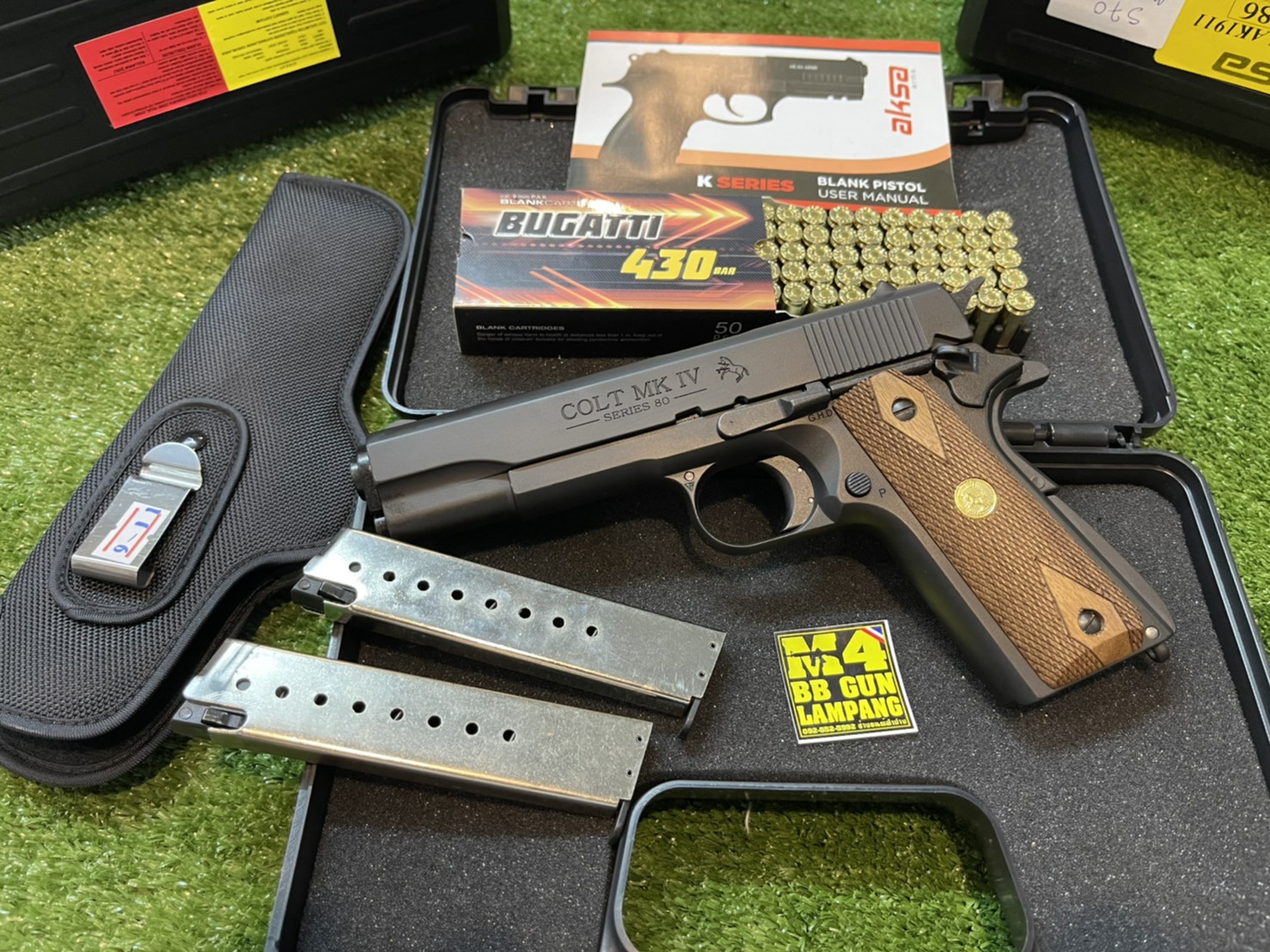 AKSA COLT 1911 ลาย Series 80 สีดำ