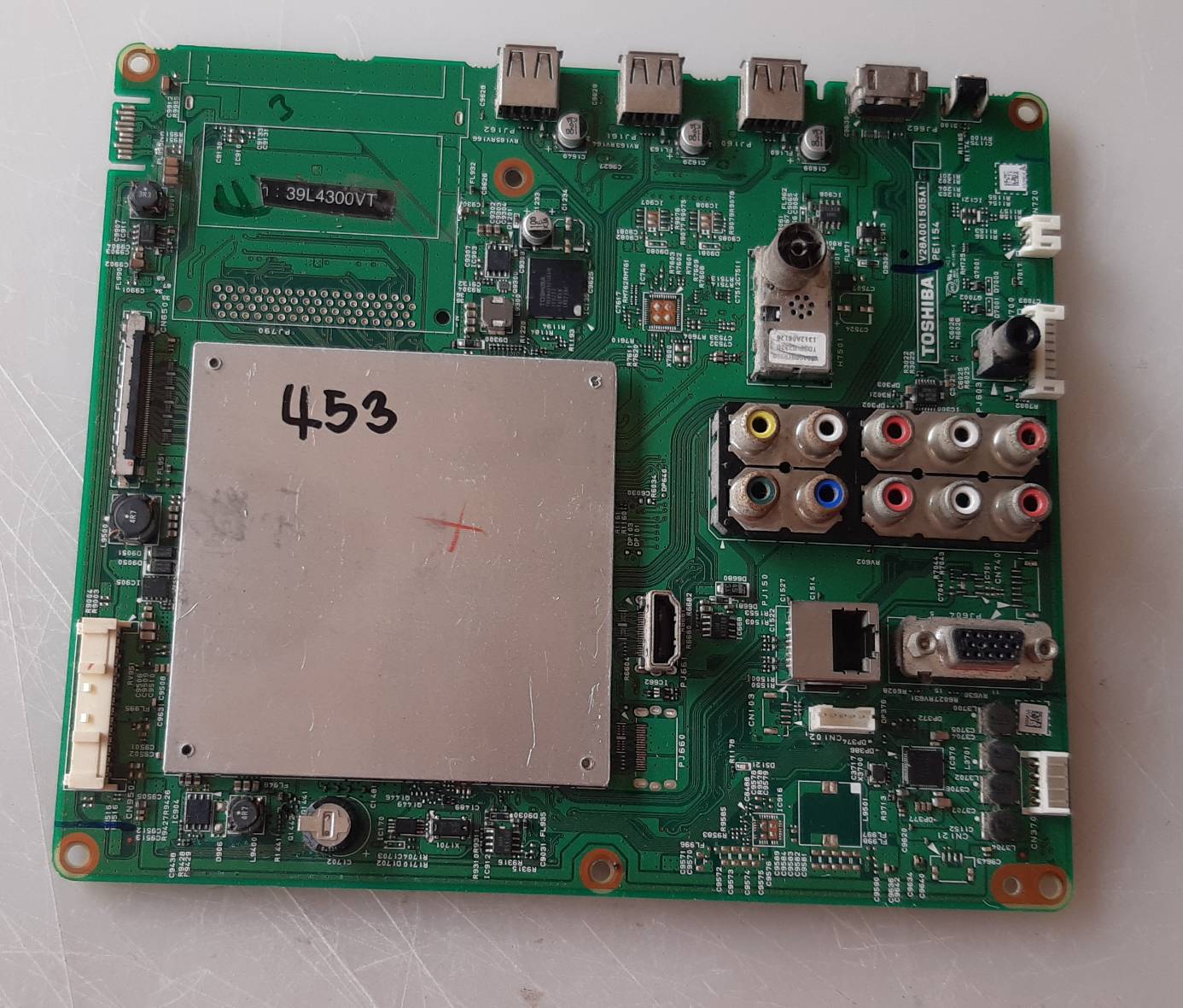 อันที่ 453 TOSHIBA 39L4300VT ซีสเตร็ม V28A001505A1 ดีเทสแล้ว