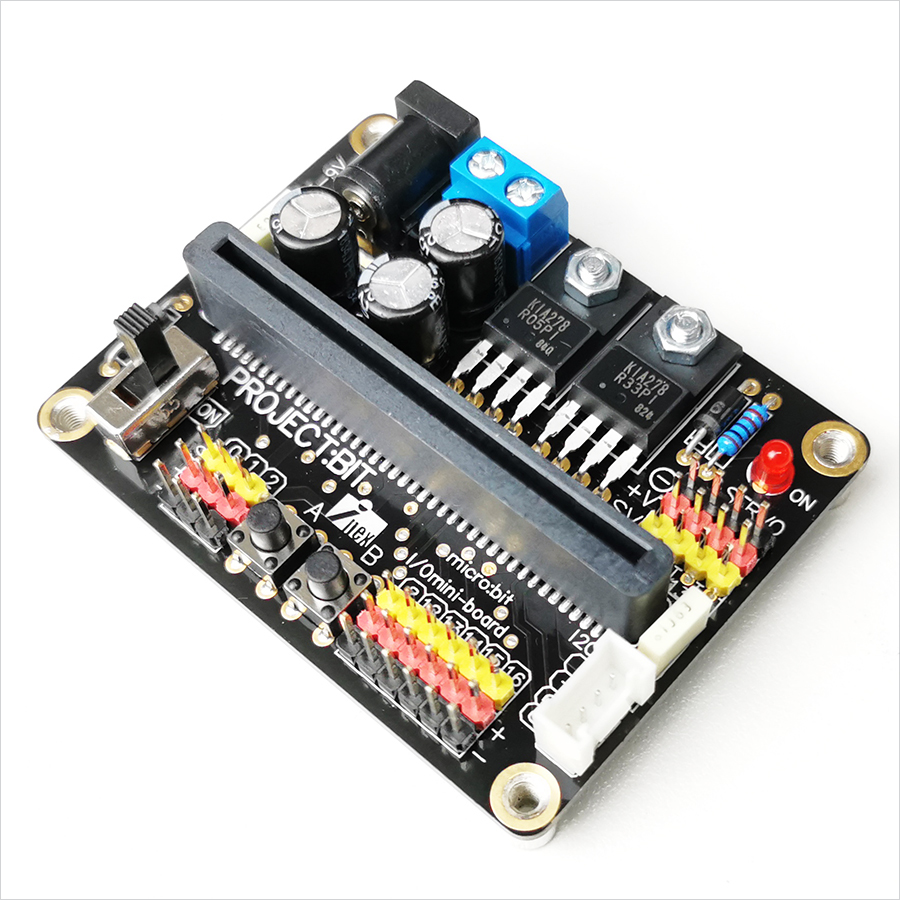 PROJECT:BIT บอร์ดเชื่อมต่ออุปกรณ์ภายนอกสำหรับ micro:bit