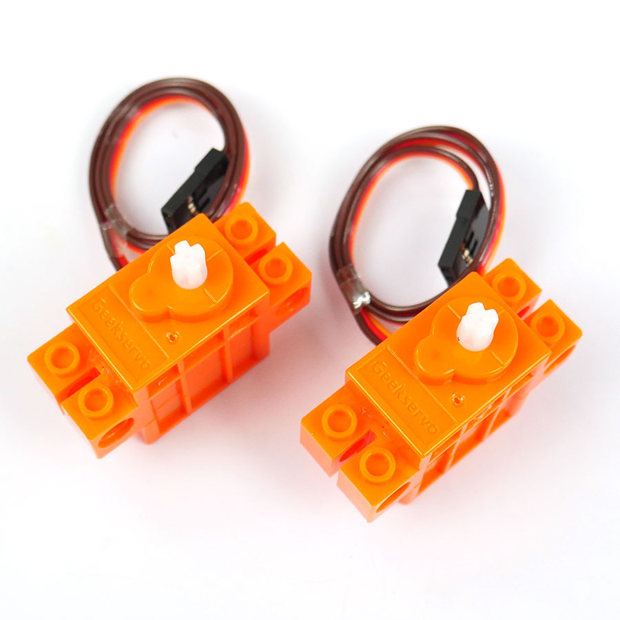 KSERVO-360 เซอร์โวมอเตอร์กำลังไฟฟ้าต่ำแบบแกนหมุน 360 องศา ชุด 2 ตัว