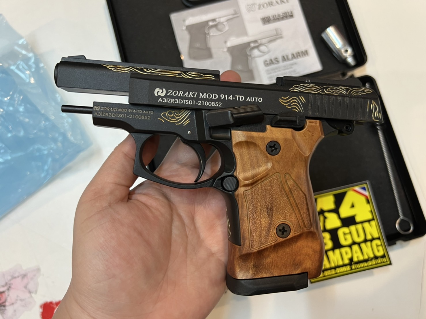 ZORAKI 914 AUTO ดำ-ลายไทย