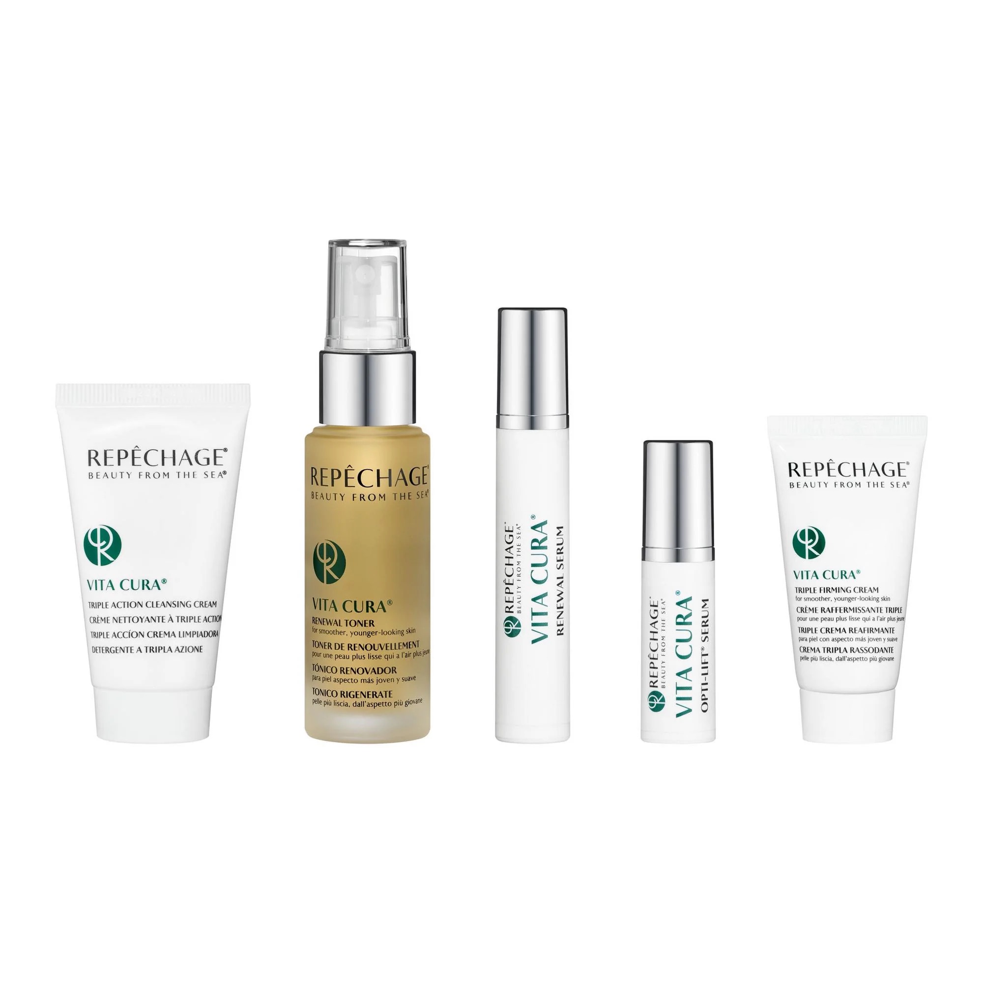 Repechage Vita Cura Starter Collection เซ็ททดลองต่อต้านริ้วรอย ผิวแห้ง ให้ผิวดูอ่อนกว่าวัย 0 กก.